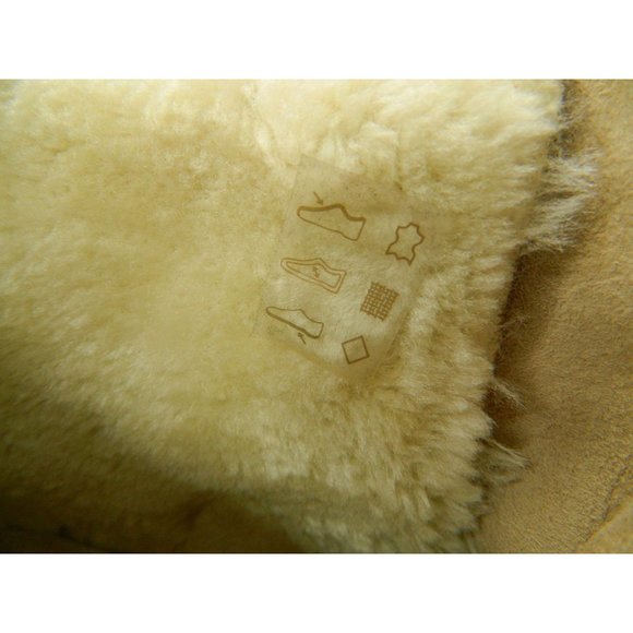 J. Crew 9M Shoes Nordic Wedge Boots Snow Bootie Leather Fur Nude Beige Rose Lace - Picture 15 of 16